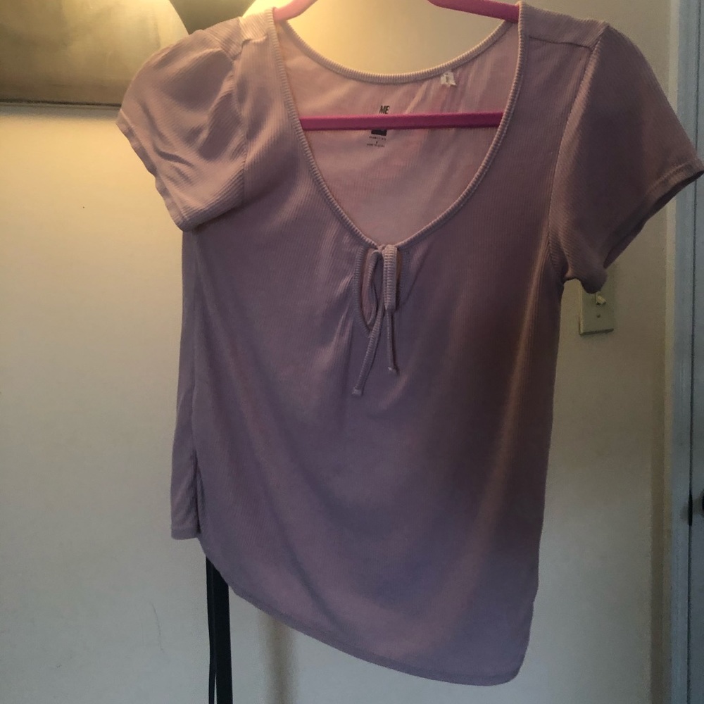 Pink crop top